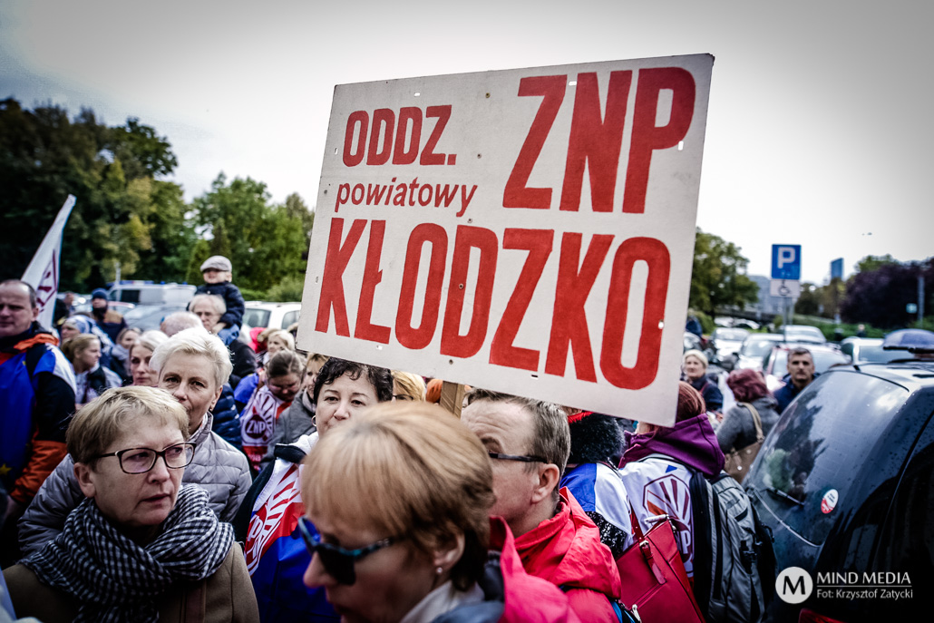 Protest nauczycieli we Wrocławiu - zdjęcie nr 6