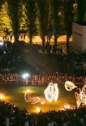 Juwenalia Olsztyńskie Kortowiada 2017: Pokaz tańca z ogniem