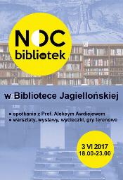 Noc Bibliotek 2017 w Krakowie
