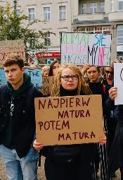 Młodzieżowy Strajk Klimatyczny w Poznaniu 