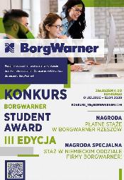 BorgWarner Student Award III - zapisy na konkurs