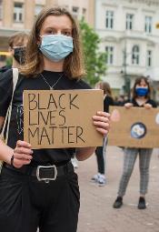 Protest Black Lives Matter w Łodzi