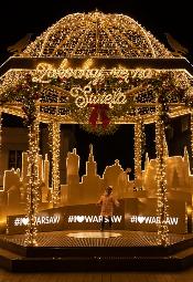 Iluminacje świąteczne w Warszawie 