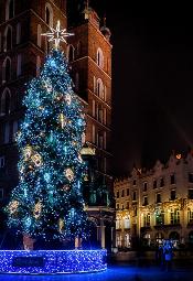 Iluminacje świąteczne w Krakowie