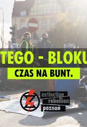 Redukujcie emisje, nie Prawa Człowieka - blokada w Poznaniu 