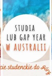 Webinar "STUDIA lub GAP YEAR W AUSTRALII!?"