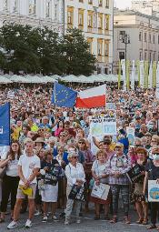 Wolne Media, Wolni Ludzie - manifestacja w Krakowie