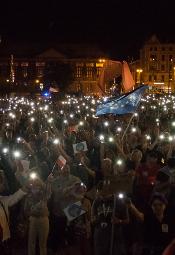 Wolne Media - protest w Poznaniu 