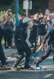 Stop policyjnym mordercom - protest we Wrocławiu