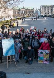 Protest przeciw "lex Czarnek" w Poznaniu