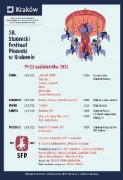 Studencki Festiwal Piosenki 2022: Konkurs SFP