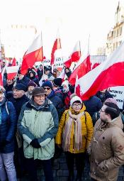 "Protest Wolnych Polaków" we Wrocławiu 