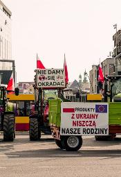 Protest rolników w Kielcach 