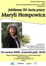 Jubileusz 50-lecia pracy Maryli Hempowicz