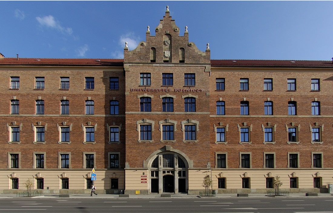 Budynek Collegium Godlewskiego Uniwersytetu Rolniczego w Krakowie