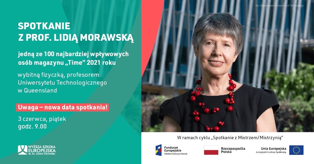 Spotkanie z Mistrzem w WSE - prof. Lidia Morawska