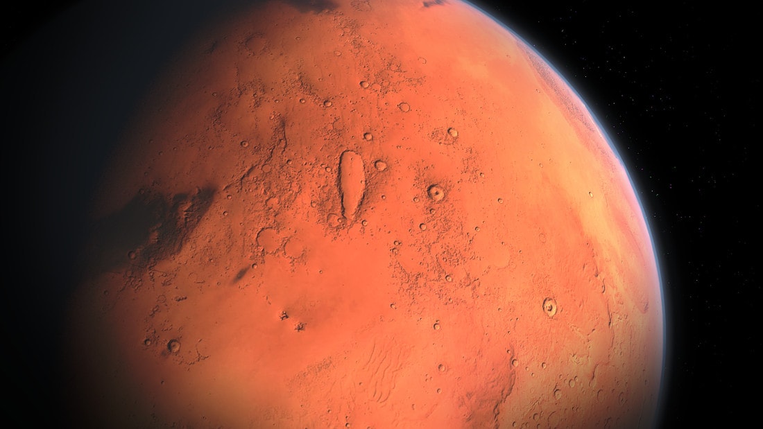 Na Marsie odkryto jezioro, w którym znajduje się ciecz.