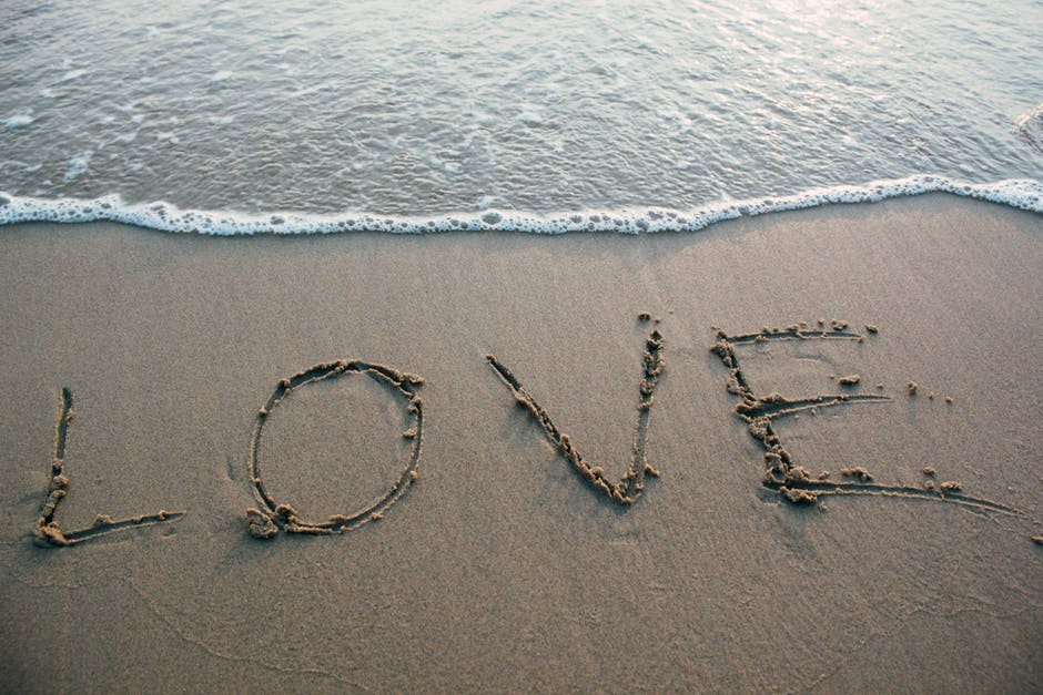 miłość na plaży