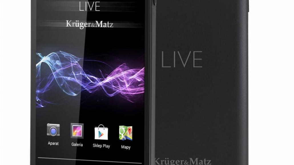 Kruger&Matz prezentuje smartfon z 5-calowym ekranem