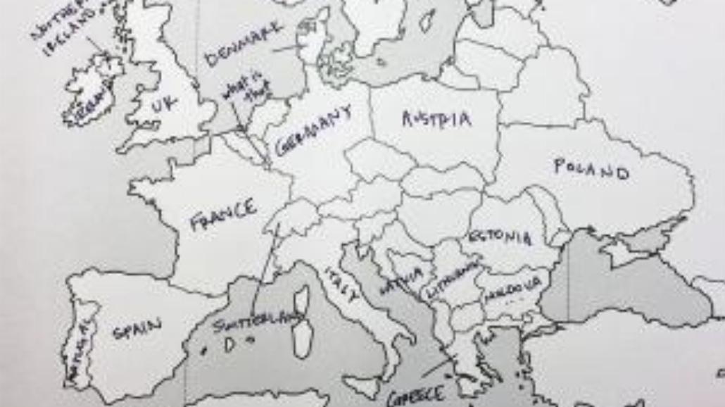 Poprosili Amerykanów o nazwanie europejskich krajów i...