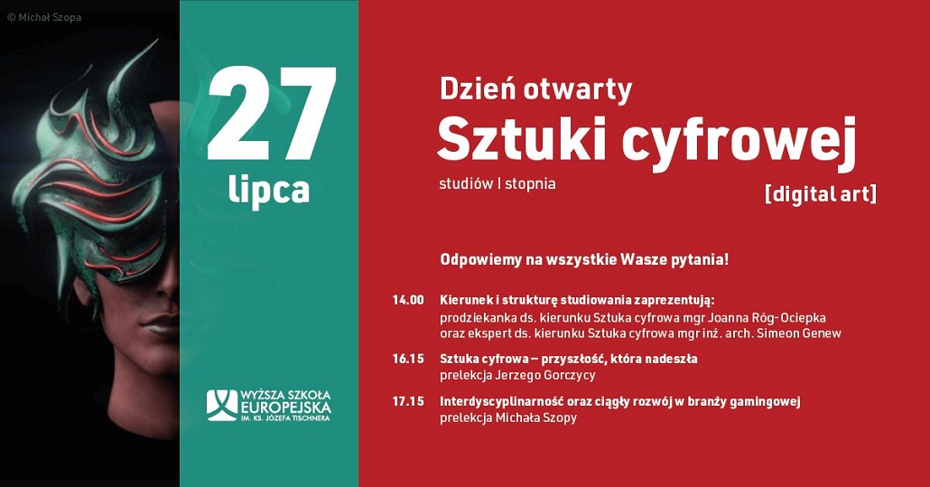 Dzień otwarty Sztuki Cyfrowej w WSE w Krakowie