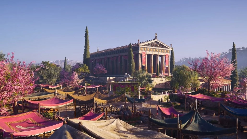 Screen ze zwiastuna Discovery Tour w Assassin's Creed Odyssey
