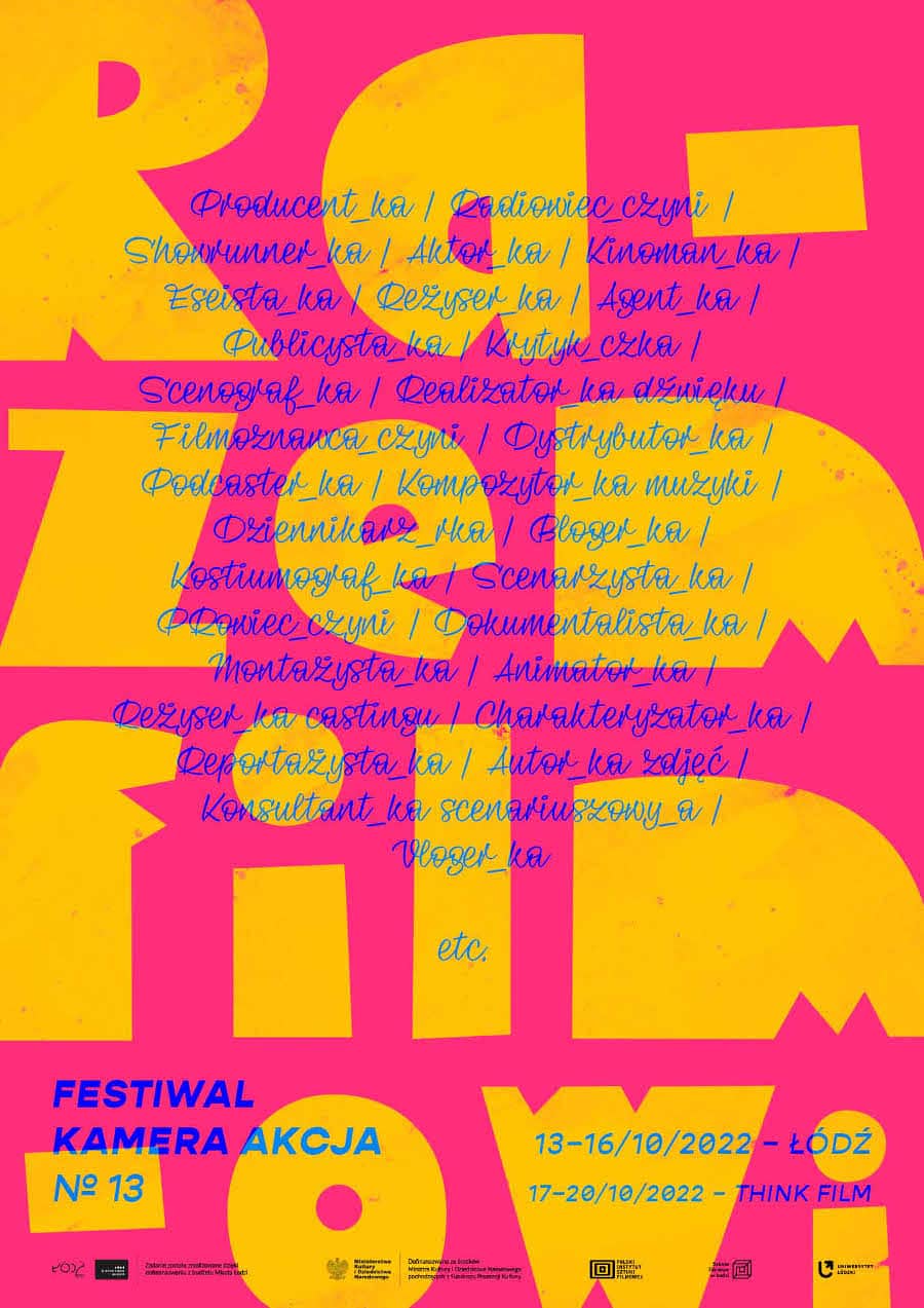 Festiwal Kamera Akcja plakat