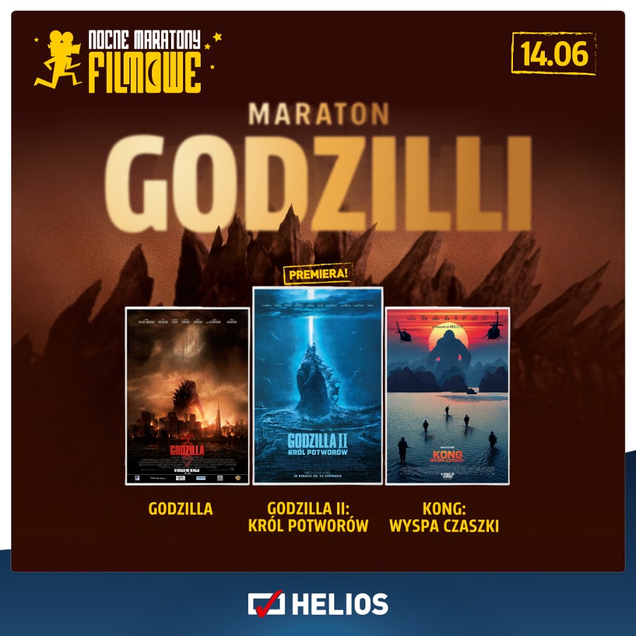Helios zaprasza na Maraton Godzilli