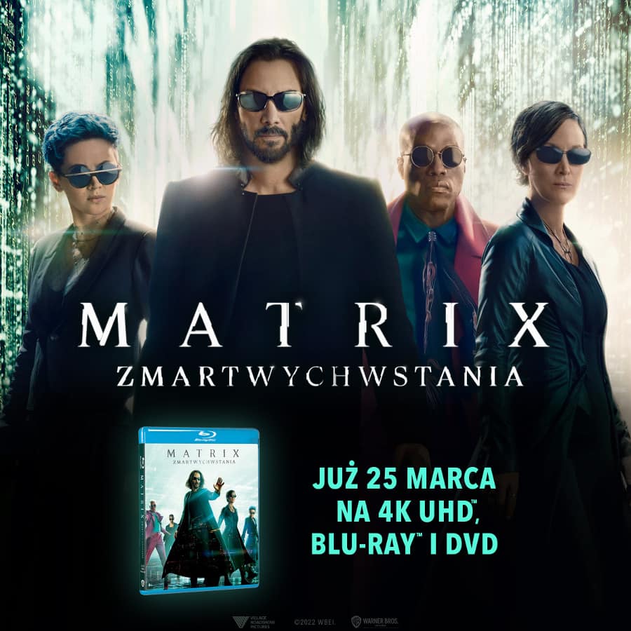 Matrix Zmartwychwstania DVD i Blu-ray