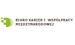 Logo Biuro Karier i Współpracy z Zagranicą Wyższa Szkoła Ekonomii i Informatyki w Krakowie