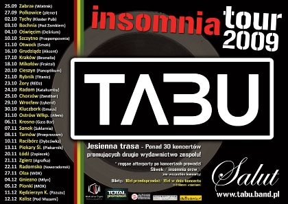 Insomnia tour 2009