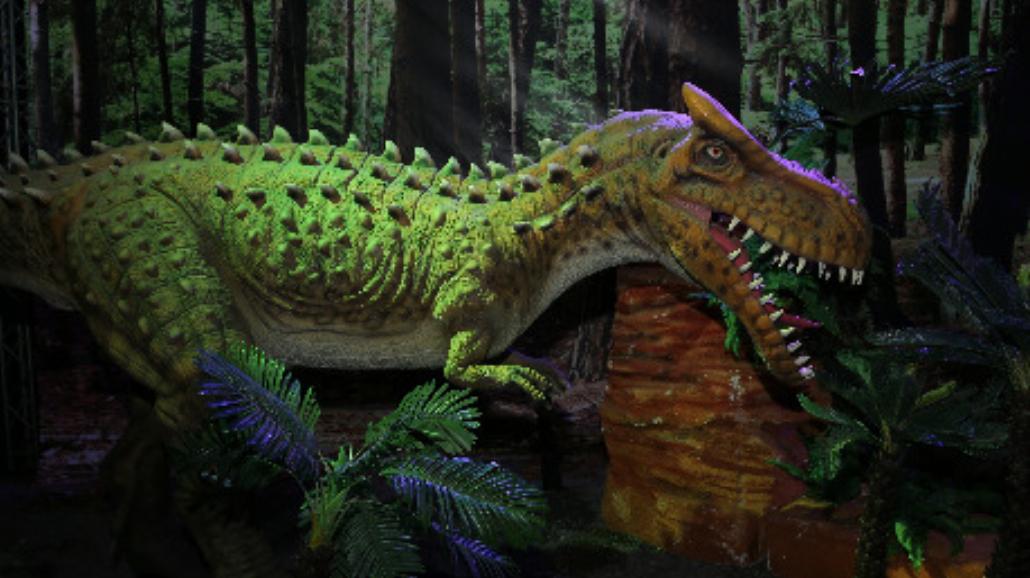 Dinozaury na żywo - zobacz zdjęcia z warszawskiej wystawy