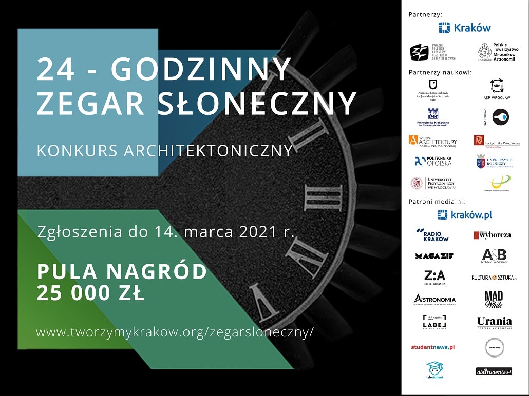 24-godzinny Zegar Słoneczny plakat konkursu