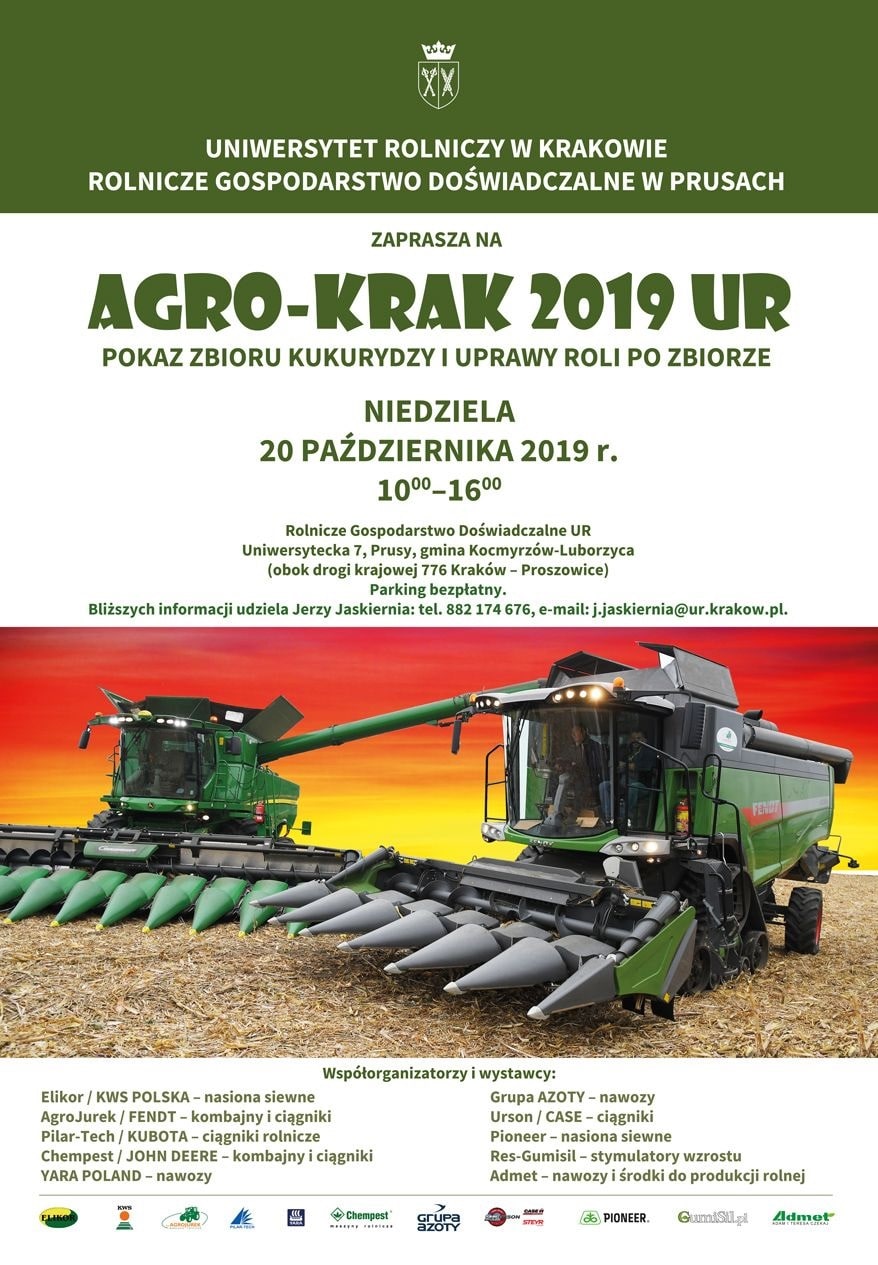 Plakat wydarzenia Agrokrak 2019