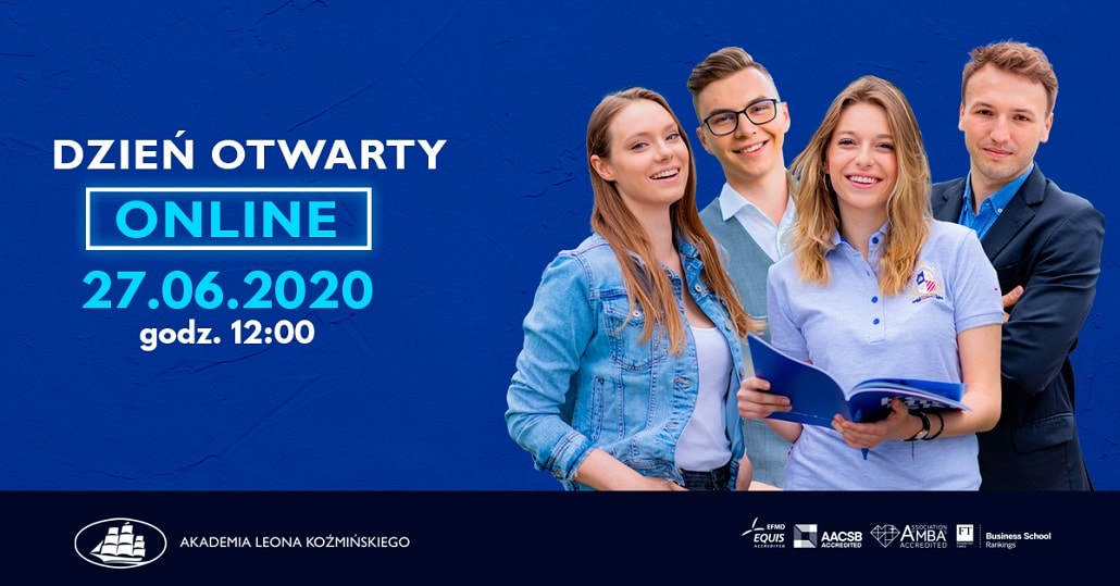 Dzie otwarty Akademi Leona Komiskiego w Warszawie 2020 - baner