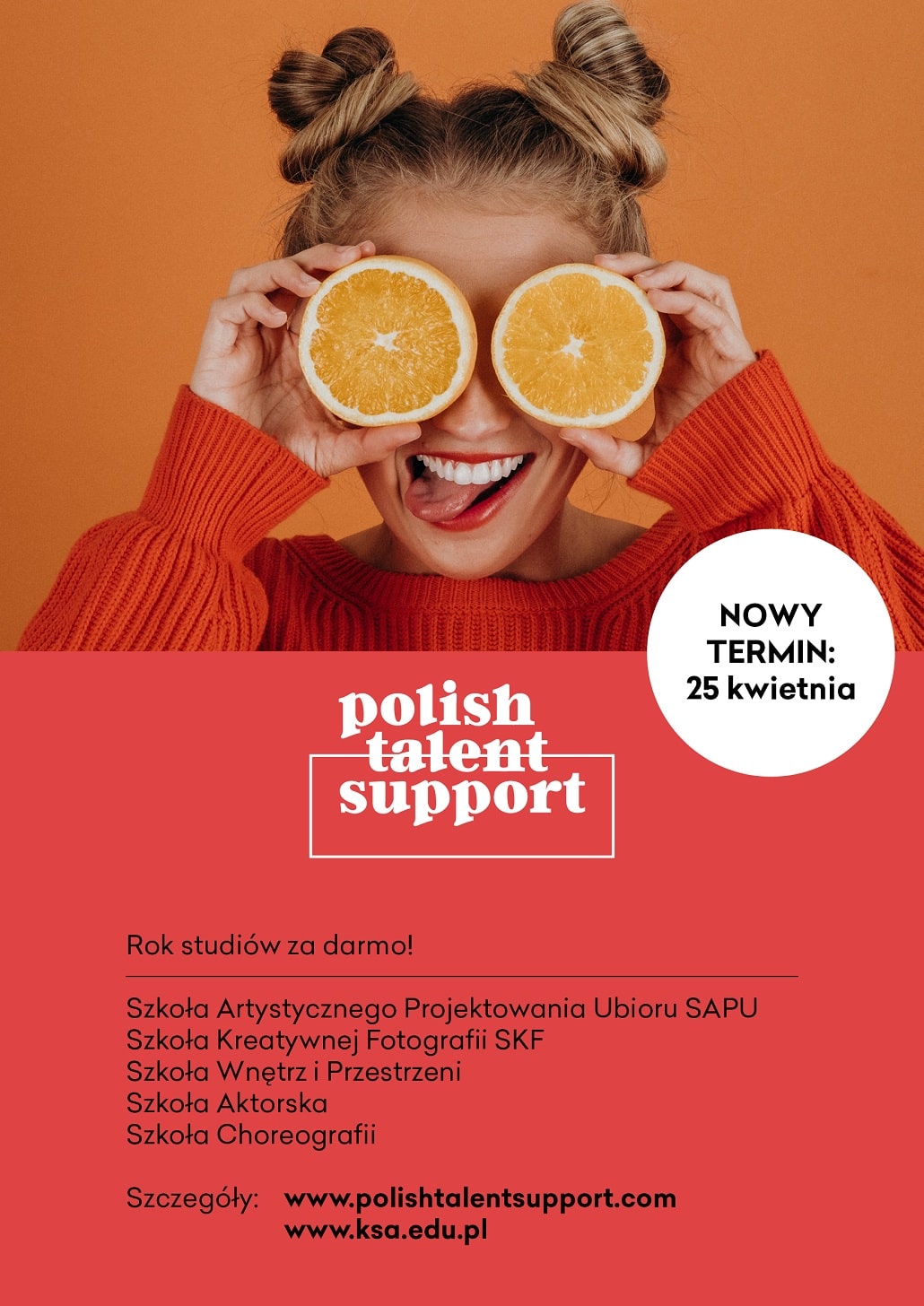 Konkurs Polish Talent Support 2020 - plakat