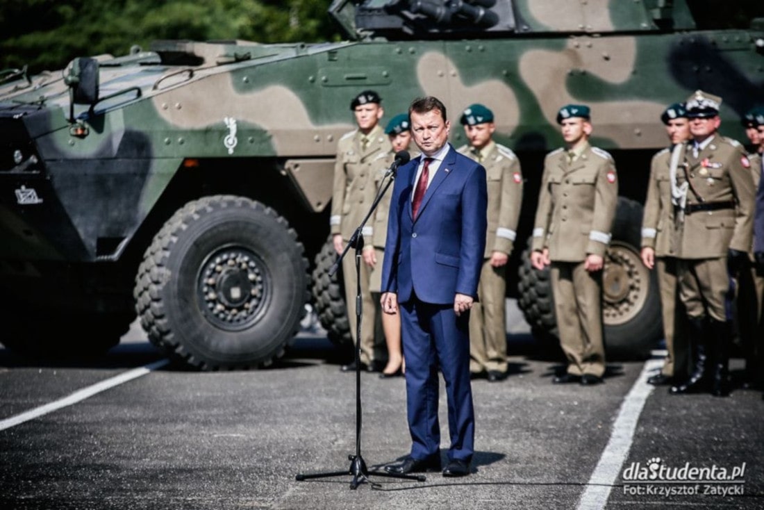 Na promocji oficerskiej w AWL pojawił się Mariusz Błaszczak, minister obrony narodowej.