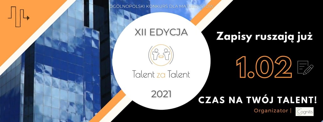 Konkurs "Talent za talent" 2021 - plakat baner