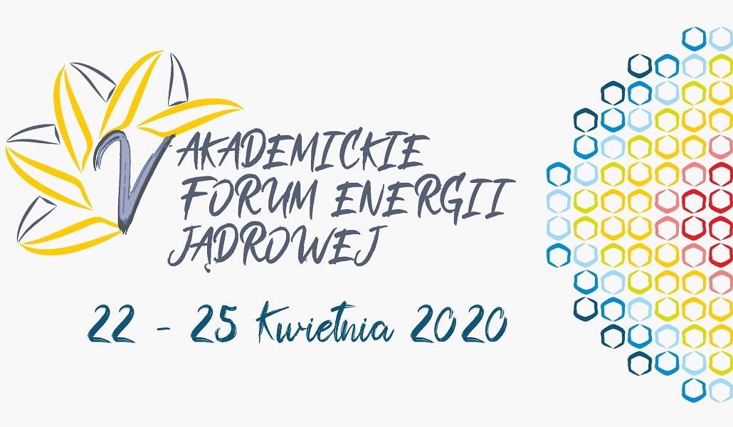 Akademickie Forum Energii Jądrowej logo plakat baner