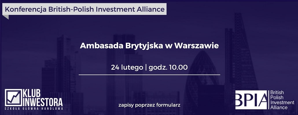 British Polish Investment Alliance 2020 plakat