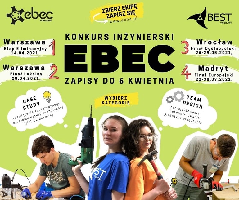 EBEC Warsaw 2021 Warsaw - plakat / baner
