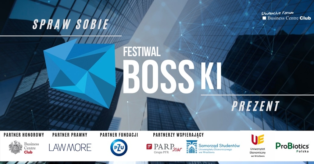Festiwal BOSS 2020 - baner z infomracjami