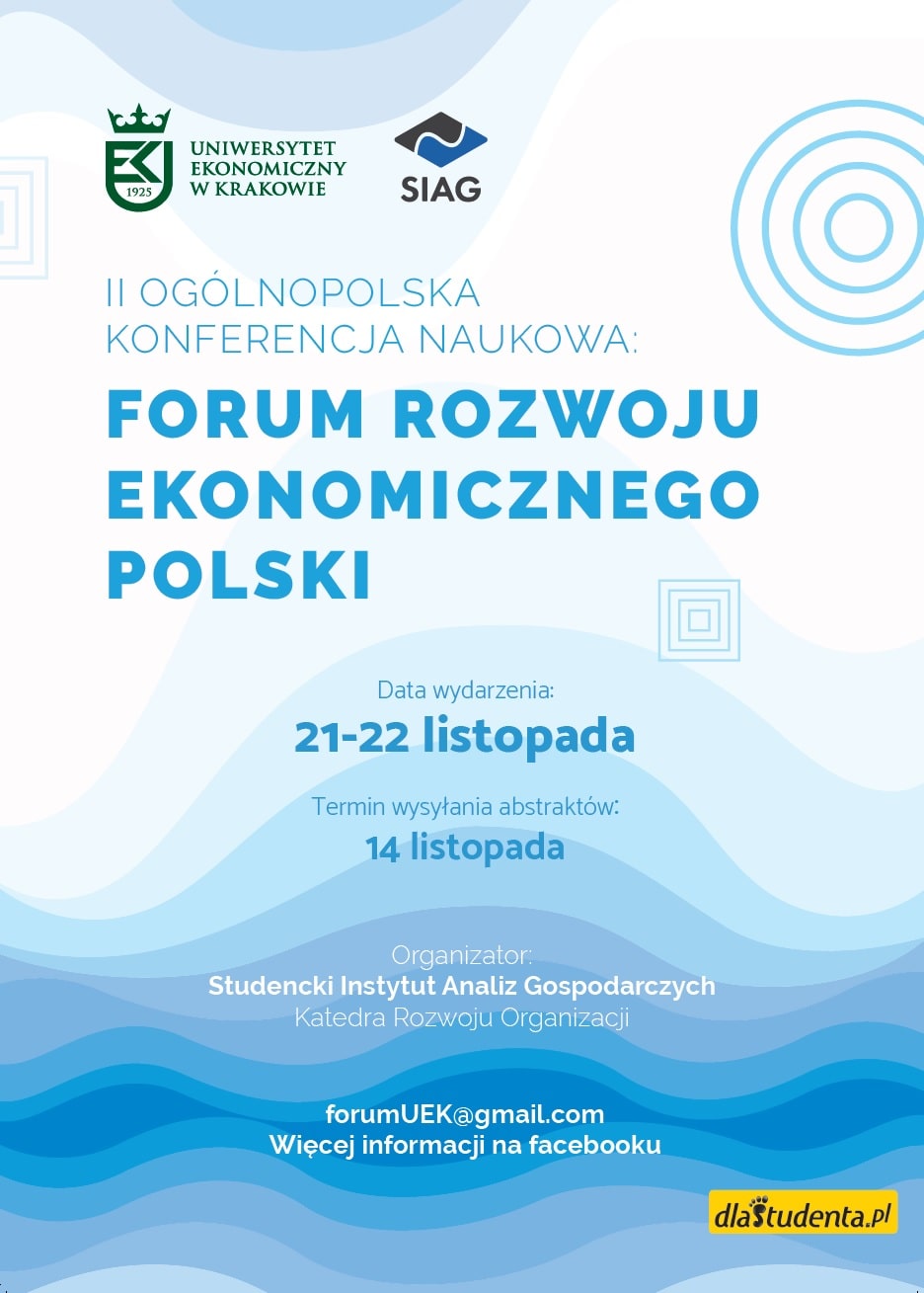 Forum Rozwoju Ekonomicznego Polski - plakat