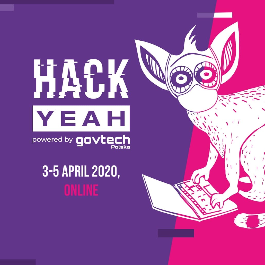 Baner informujący o HackYeah 2020