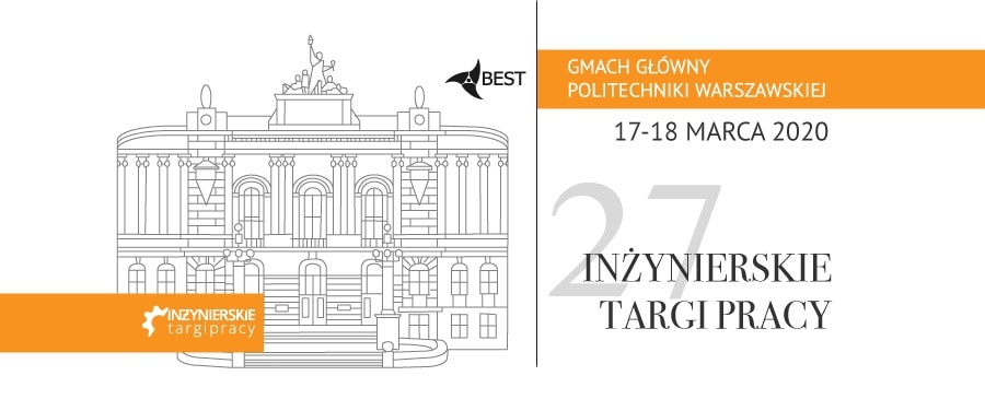 Inżynierskie Targi Pracy 2020 w Warszawie - baner, plakat