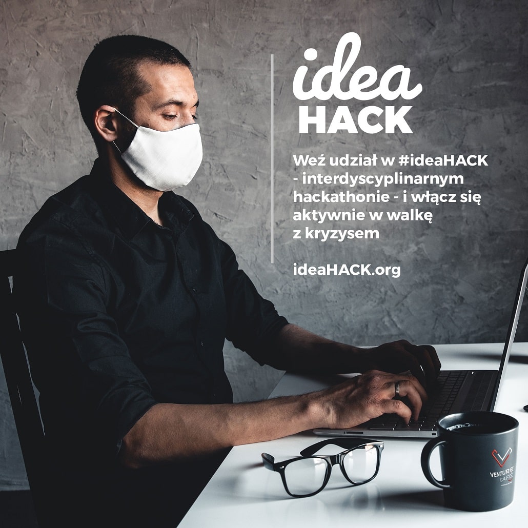 Baner informujący o Ideahack 2020