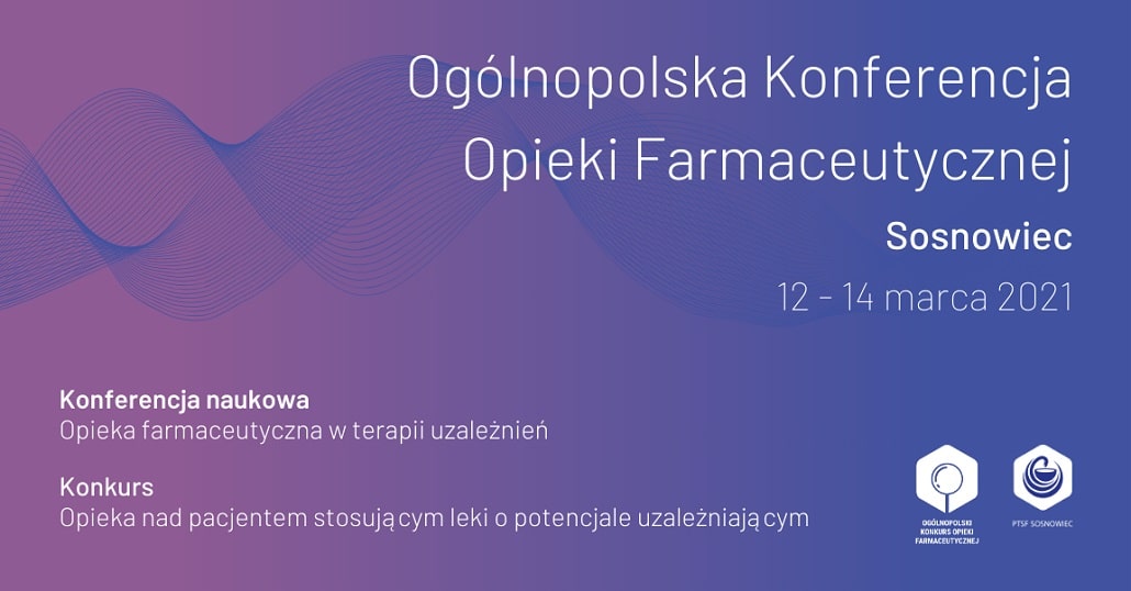 Ogólnopolski Konkurs Opieki Farmaceutycznej 2021 - plakat baner