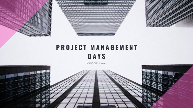 Project Managment Days 2021 - plakat baner