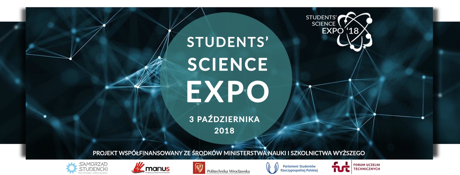Targi Students’ Science Expo rozpoczną się 3 października 2019 roku. 