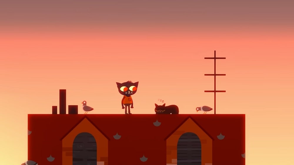 Screen z gry Night in The Woods